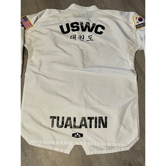 Best Sang Moo Sa Martial Arts US World Class Taekwondo uniform GI shirt adult 7 - Picture 9 of 11